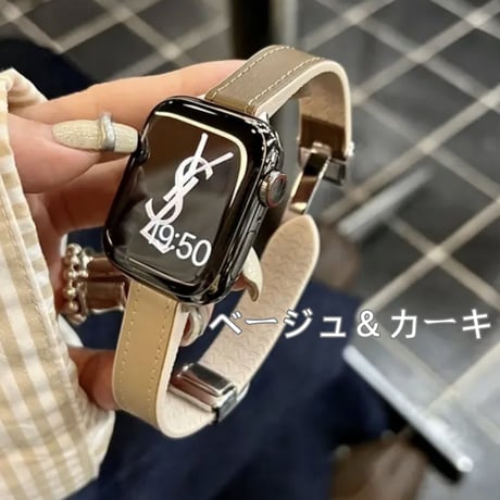 【N487】apple watch series 10 バンド マグネット アップル ウォッチ バンド レザー 女性 人気