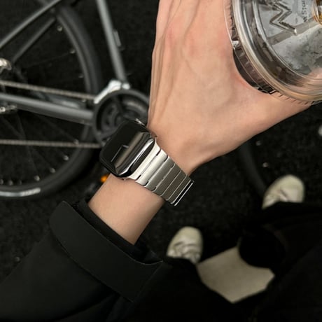 【N446】ステンレス アップル ウォッチ series 11 バンド 男性/女性 apple watch バンド かっこいい