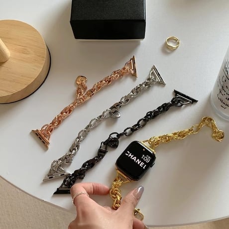 【N086】Apple Watch ブレスレット バンド 女性 アップルウォッチ7 se バンド かわいい