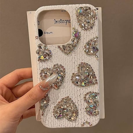 【N133】iPhoneケース ハンドメイド デコ かわいいアイフォンカバー 女子