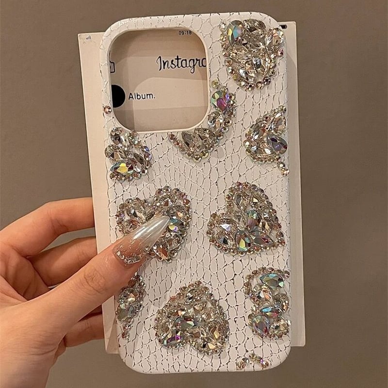 N133】iPhoneケース ハンドメイド デコ かわいいアイフォンカバー 女子