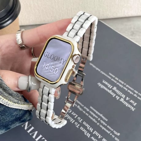 【N583】高品質 アップル ウォッチ セラミック バンド apple watch バンド おしゃれ