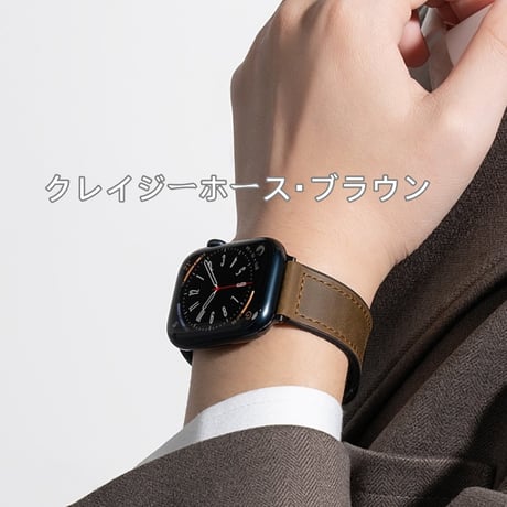 【N497】「男女兼用」apple watch series 11 バンド マグネット アップル ウォッチ バンド 革+シリコン