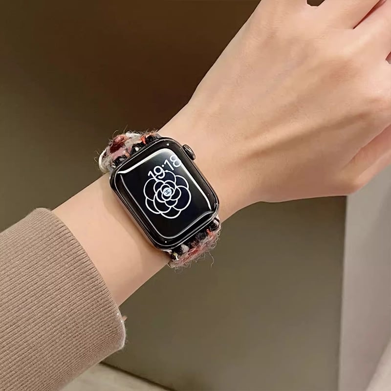タカ様Apple Watch N496】ツイード アップル ウォッチ バンド 高級 apple watch バンド