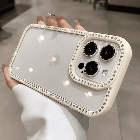 「N715」iphone ケース 透明 可愛い iphoneケース ストーンデコ 韓国