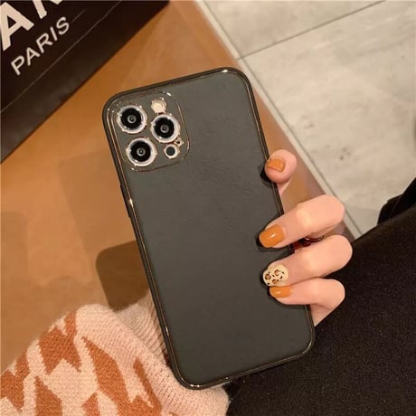 【N120】iphone16/15ケース 黒 マット 可愛い iPhone14/13pro ケース ハード レザー iPhone12/12pro ケース  高品質