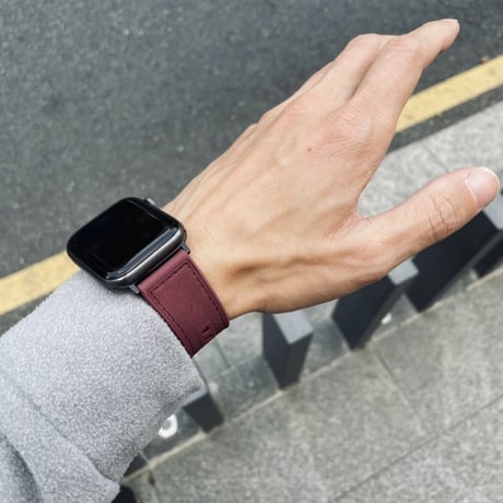 【N539】アップル ウォッチ バンド 磁石/マグネット apple watch バンド レザー+シリコン