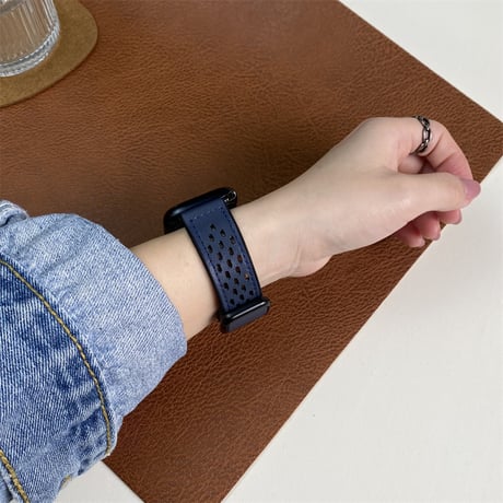 【N593】apple watchバンド 蒸れない 通気 性 アップル ウォッチ バンド マグネット「男女兼用」