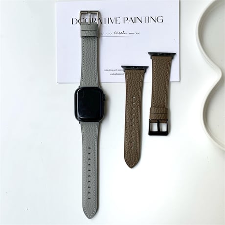 【N477】アップル ウォッチ バンド レザー 10/9/8/7/ultra 第 二 世代 apple watch バンド メンズ/女性