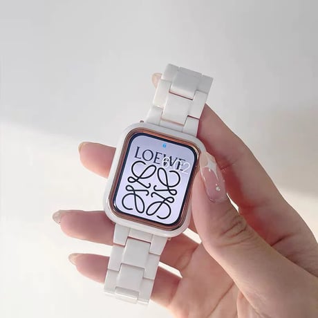 【N201】「apple watchカバー付き」アップルウォッチ バンド べっ甲 apple watch バンド 店舗 set