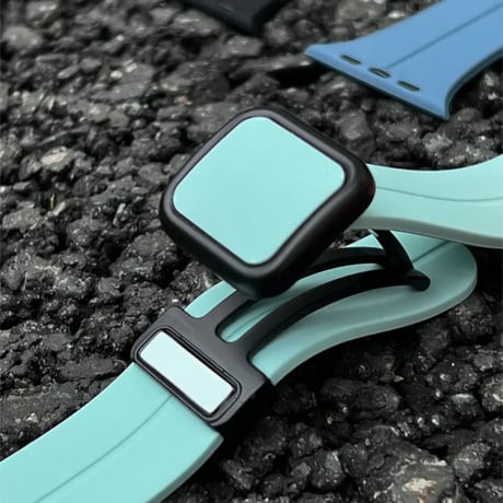 【N661】アップル ウォッチ バンド シリコン apple watch マグネット バンド 安い