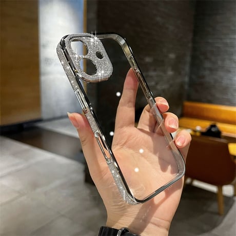 【N176】iphone17/16pro ケース クリア おしゃれ iphone ケース キラキラ 黄ばまない