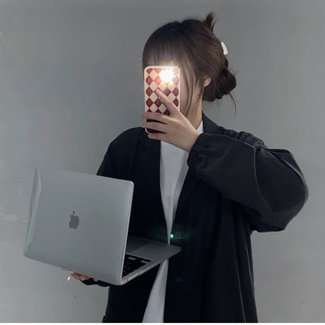 【N540】macbook ケース クリア キラキラ macbook エア ケース かわいい