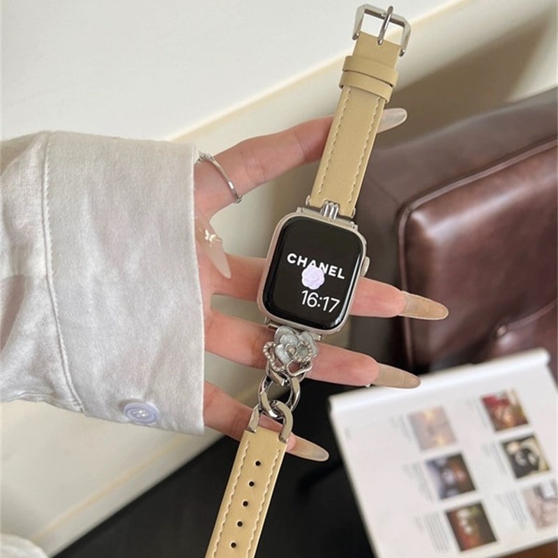 N598】カメリア アップル ウォッチ バンド 女性 人気 apple watch