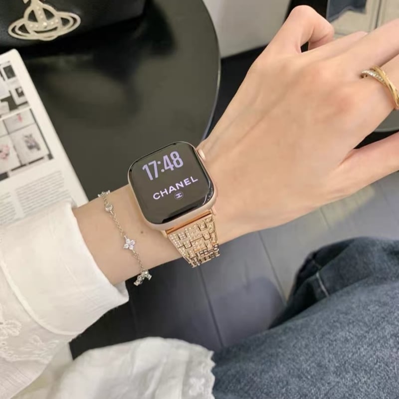 N818】apple watch バンド キラキラ アップル ウォッチ 11/se3 バンド