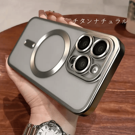 【N288】MagSafe充電対応 マット iphone16/16proブラック/ブルー/パープルに合うケース シンプル tpuスマホケース クリア