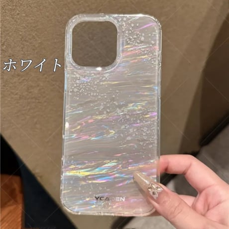 【N546】iphone ケース キラキラ 半 透明 iphone ケース 大人 可愛い
