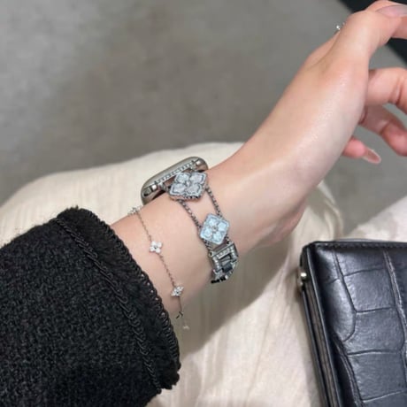 【N686】apple watch ブレスレット 重ね 付け アップル ウォッチ 11 バンド 女性 人気
