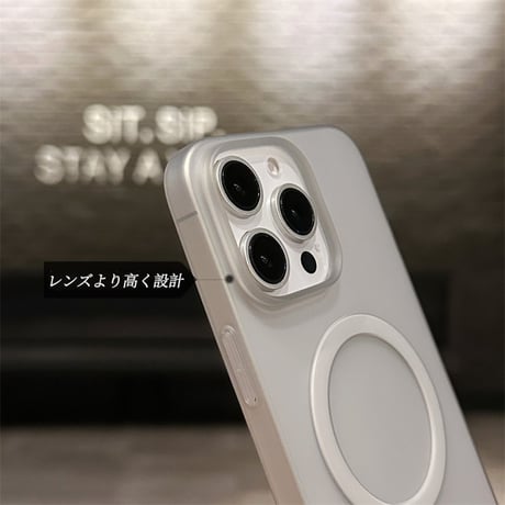 【N633】iphone16 ケース マグセーフ iphone16pro ケース かわいい マット