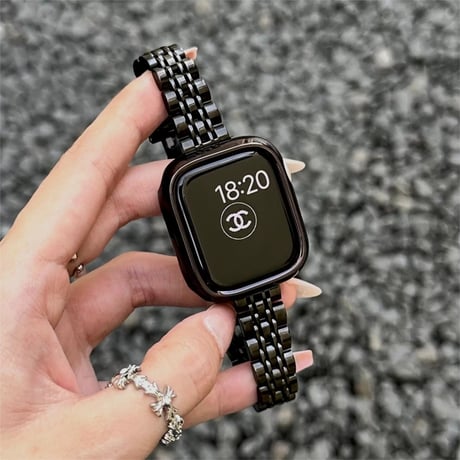 【N687】アップル ウォッチ バンド ステンレス 人気 女性 apple watch se/10 バンド おすすめ「 apple watchケース付き」