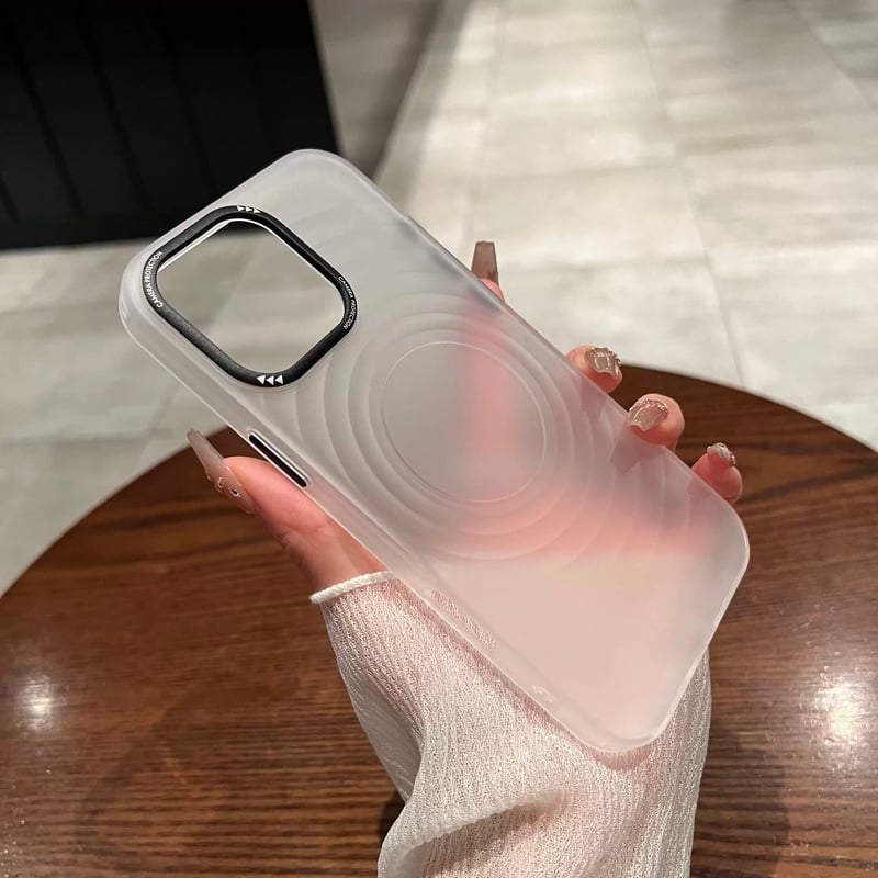 N370】指紋がつかない iphoneケース マット iphone17pro デザート チタ