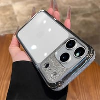 【N176】iphone17/16pro ケース クリア おしゃれ iphone ケース キラキラ 黄ばまない