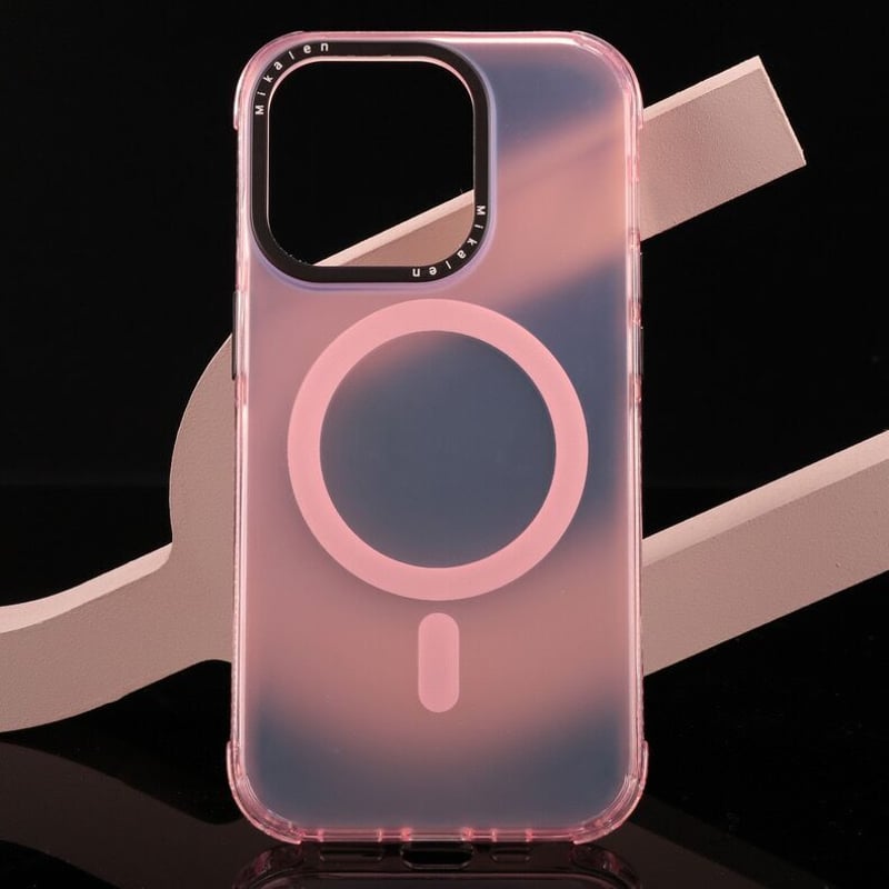 ピンクiPhone用ケース（iPhone15pro対応） ZENIX DESIGN TECH iPhone15 ケース 耐衝撃 iphone14 クリア