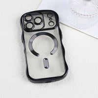 【N747】iphone18/18pro ケース うねうね 透明 iphone17pro マグセーフ 対応 ケース 衝撃に強い