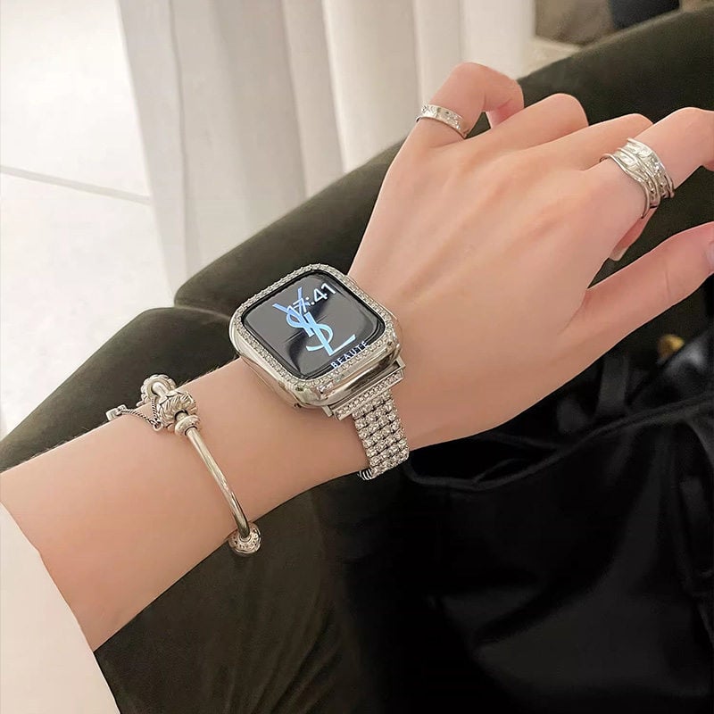 N213】apple watch バンド キラキラ アップルウォッチ カバー