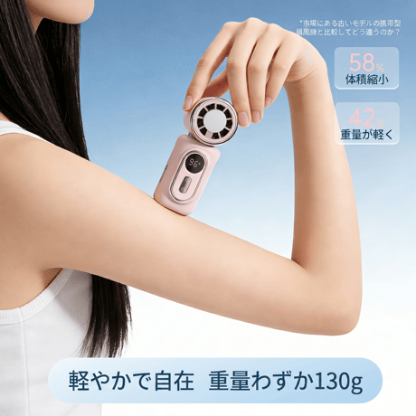 【N821】冷却プレート付きハンディファン ミニ ファン ポータブル 扇風機 クリップ 式 携帯 扇風機 手持ち ポータブル ファン