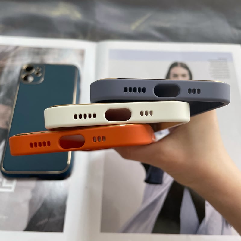 N118】iPhone16/15/14ケース メタリックライン iPhone13mini/1