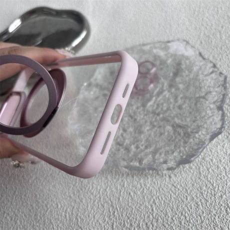 【N681】iphone16/16pro ケース マグセーフ iphone ケース クリア おしゃれ「カメラ保護カバー取り外し可能」