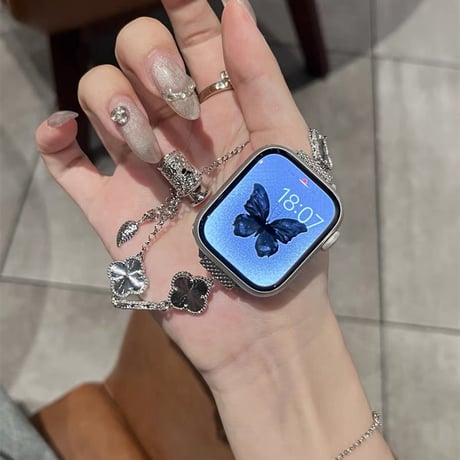 【N698】四葉のクローバー アップル ウォッチ バンド 可愛い apple watch アクセサリー