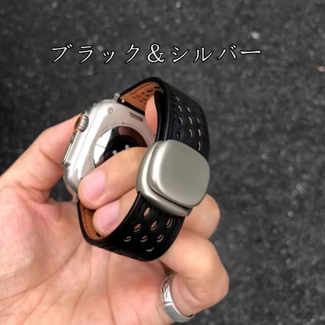 【N761】apple watch 革 バンド 高級 メンズ アップル ウォッチ バンド 蒸れ ない