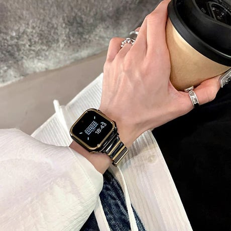 【N049】「高品質セラミック製」アップル ウォッチ バンド 高級 apple watch バンド メンズ/レディース