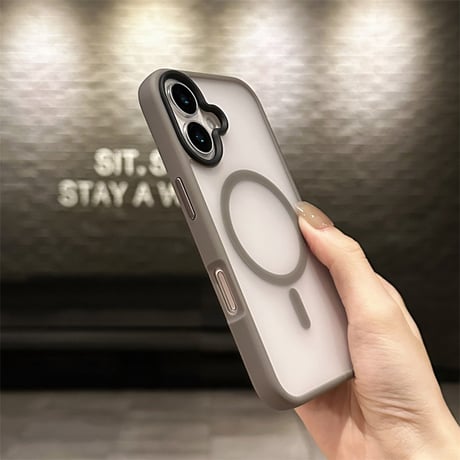 【N631】iphone16 ケース magsafe iphone ケース マット おしゃれ