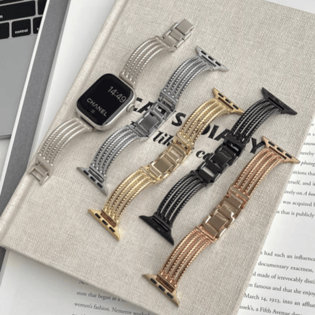【N551】apple watch バンド かわいい ステンレス アップル ウォッチ バンド 女性 おしゃれ