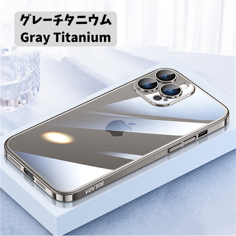 N611】iphone17/17air ケース クリア メタリック iphone16/16p