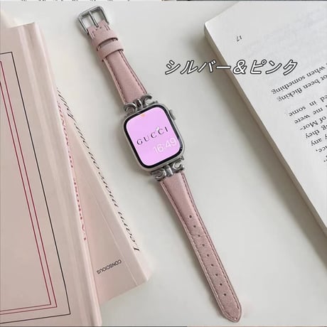 【N437】apple watch series 10 バンド 本革 アップル ウォッチ バンド かわいい 人気
