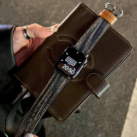 【N589】アップルウォッチ バンド デニム apple watch バンド メンズ 女性 人気