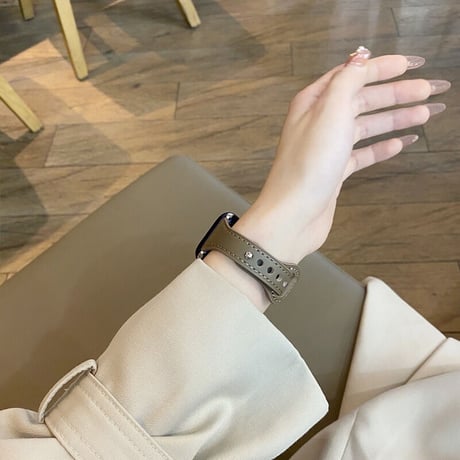 【N233】Apple Watch バンドおすすめ トップレザー 牛革 アップルウォッチ バンド 高級