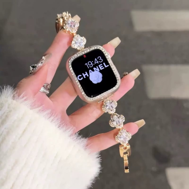 N553】「バンド＆ケース2点セット」アップル ウォッチ バンド