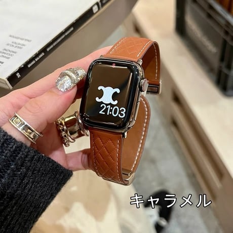 【N508】アップル ウォッチ バンド レザー  高級 apple watch バンド マグネット「男女兼用」