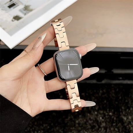 【N795】アップル ウォッチ 11/se3 ステンレス バンド 高級 apple watch バンド レディース