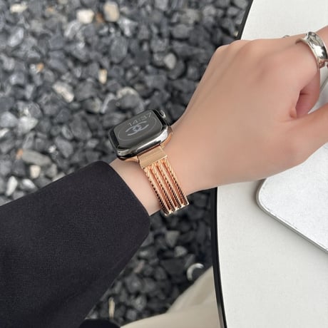 【N551】apple watch バンド かわいい ステンレス アップル ウォッチ バンド 女性 おしゃれ