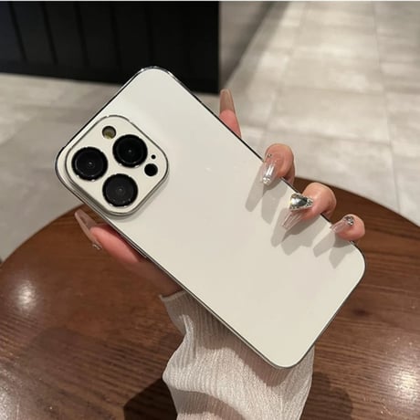 【N400】iphone17/17pro ケース シンプル おしゃれ iphone 16proケース メタリック カメラ保護
