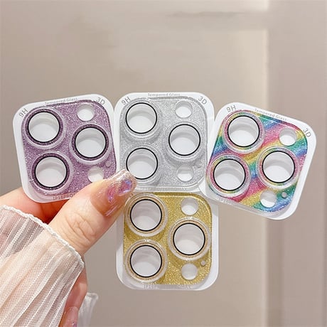 【N657】iphone16pro レンズ カバー かわいい iphone16 カメラ 保護 キラキラ