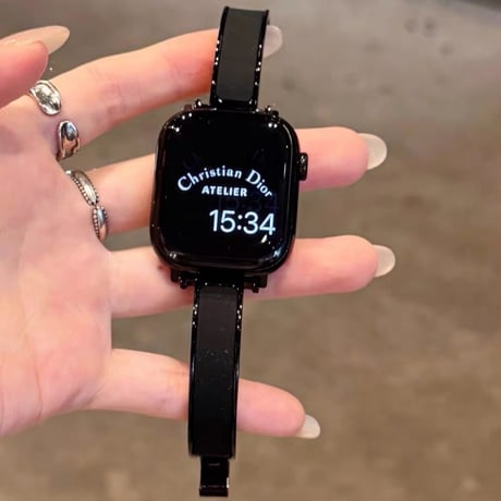 【N828】アップルウォッチ バングル 人気 apple watch 11/SE3 バンド かわいい