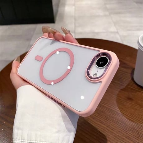 【N263】iphone17e/16e/16/16plus ケース magsafe対応 スマホケース 透明 かわいい