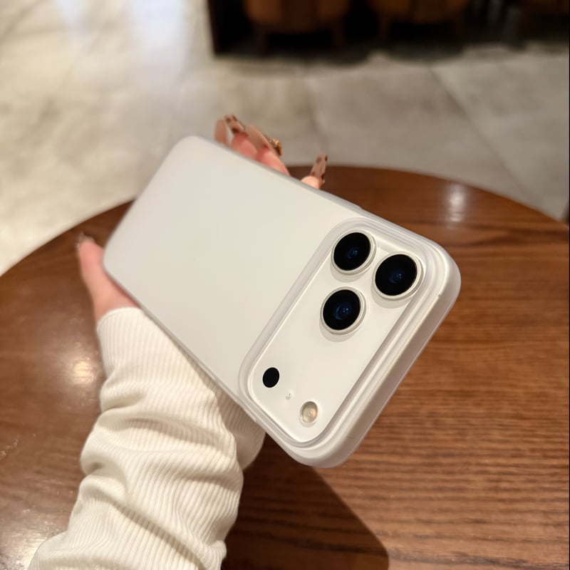 N776】Iphone ケース マット クリア iPhoneケース シンプル 高級感 | h
